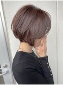 ツヤ髪/大人かわいい抜け感ショート/30代40代