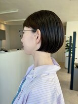 ヘア アンド メイク アートレス(Hair and Make Art less)&nbsp;前上がりな丸みボブ