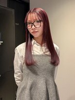 モク 上野(mok)&nbsp;2026夏おすすめカラー★ブリーチなしでも叶うカシスレッド