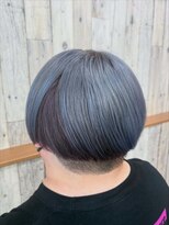 ワッツアップ 下北沢(What's up) 刈り上げマッシュ×シルバーアッシュ×インナーカラー
