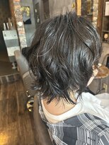 プラメーラ(PRAMEERA)&nbsp;初めてのパーマ☆ウルフ艶パーマ！