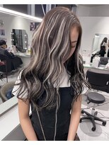 キング 京橋店(K!ng)&nbsp;レイヤーカットブリーチなしダブルカラーハッシュカット韓国