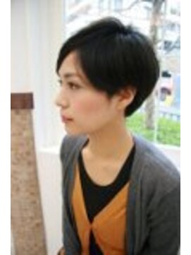 マイア 川崎駅店(hair saloon maia) えり足スッキリ骨格矯正！ネイキッドフレンチショート