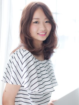 クレール 塚口店(CREER) 甘辛MIXウエーブ×３Dカラー[ラテブラウン]