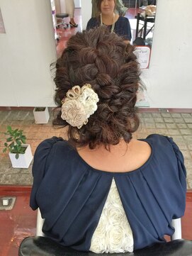 ビグディーサロン(BIGOUDI salon koshien) あみこみ ヘアアレンジ
