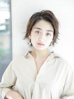 アフロディーテ 銀座(APHRODITE GINZA)&nbsp;黒髪/グレーベージュ/レイヤーロング/前髪パーマ/銀座