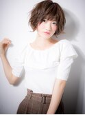 *mod's越谷*アシンメトリーな小顔マニッシュショートボブw