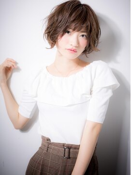 モッズヘア 越谷(mod's hair) *mod's越谷*アシンメトリーな小顔マニッシュショートボブw