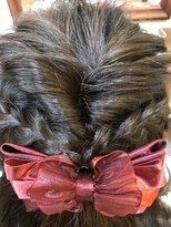 美容室 ラ ポチム&nbsp;卒業式アップ