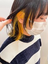 テトラ バイ ネオリーブ 横浜西口店(tetra by neolive)&nbsp;ウルフカット×インナーイエロー☆