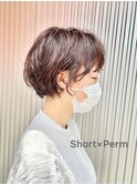 外人風おしゃれパーマ