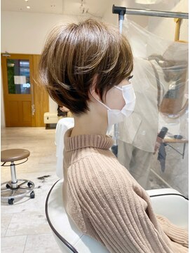 リーフ 王寺店(LEAF≠) 『丸みのある大人可愛いショート』