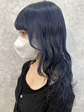 エルバイラビス 大宮(elu by lovis) 《Kanna》大人かわいい/韓国レイヤー/ネイビー/似合わせカット