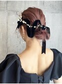 ボブアレンジ/ウェディングヘア/ヘアセット