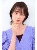 耳かけが可愛いワイドバング×イヤリングカラー☆
