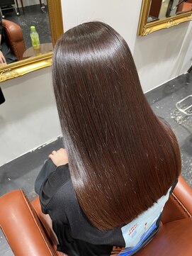 シアー 大阪梅田(SHEER.) 髪質改善カラー×ベージュブラウン【大阪梅田,中崎町美容室】