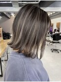 外はねボブとハイライト