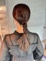 【ローポニーテール】結婚式/二次会/銀座/有楽町/アレンジ