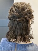 （mutsumi.）結婚式アレンジ＊ハーフアップ