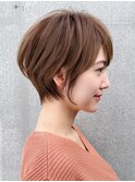 ショートヘア/くびれショート/イメチェン/30代40代50代/表参道