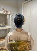 【着物ヘア】シニヨンアレンジ