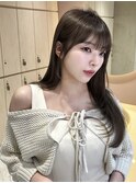 ハッシュカットザクザクレイヤー韓国フェイスレイヤー