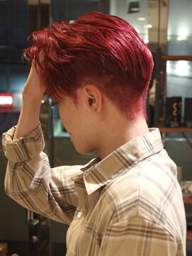 ボコカ(bococa) [kantamal]メンズセンターパートワインレッド