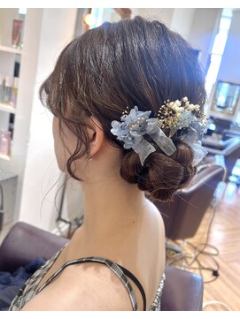 コワファースト  させぼ五番街店(COIFF1RST) サイドシニヨンarrange☆