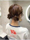 ツインお団子/心斎橋ヘアセット