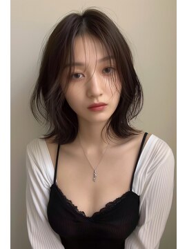 ラナ 新宿(lana) セミロング/くびれヘア/韓国ヘア/【lana hair新宿】