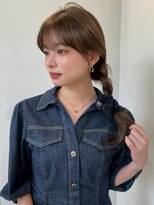 ノイ 銀座(noi)&nbsp;顔周りレイヤーカットロングレイヤーベージュカラー