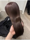 クラゲヘアー/小顔に見せるヘア/ココアベージュ/梅田