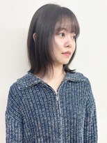 モリオフロムロンドン 松戸店(Morio from London)&nbsp;【morio松戸 石山】外ハネミディアムレイヤー透明感カラー前髪有