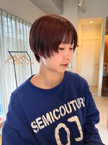 マイン(mine)&nbsp;アンブレラカラー　ショート　丸みショート　デザインカラー