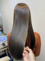 アールサロンギンザ(Rr SALON GINZA) 【カラー+髪質に合わせた髪質改善 】RrSALON HydroXE TR