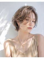 アッシュ 学芸大学店(Ash)&nbsp;ショートボブ/大人女性/ベージュアッシュ/脱白髪染め