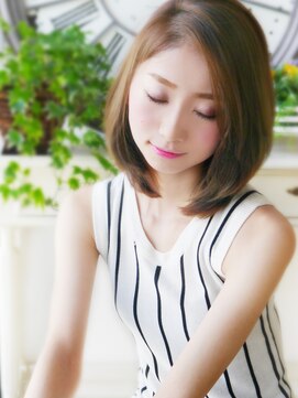 ジュレベール(JurerBelle) 【ジュレベール 松田】 自然なストレートミディ☆