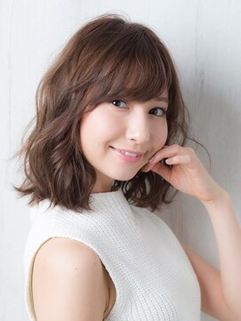 ノブヘアーデザイン 伊勢佐木町店(NOB hairdesign) 〈NOB伊勢佐木町店〉前髪カット大人かわいい外ハネボブ