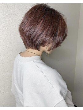 マーシアバイアルティナ 蒲田店(Marcia by artina) ピンクパール×ハンサムショート[Macia蒲田]