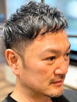 メンズココ 日本橋店(MENS COCO) 【ビジネスマン】クセ毛風パーマツーブロックフェード【爽やか】