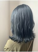 Lien☆イルミナカラーディープシー×ブリーチなしダブルカラー