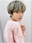 美髪/ホワイトグレージュ/大人かわいい/こなれミディ[銀座]