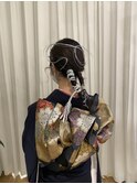 成人式ヘア着付け