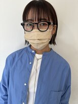 ヴァンクラウドコウベ(VENT CLOUD KOBE)&nbsp;【チラ見せイヤリングカラー】抜け感ボブぷつっとボブ