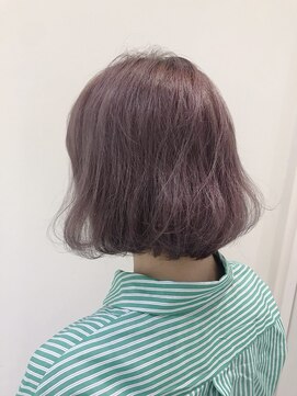 シュリット(schritt) ＊ブリーチ1回　パープルアッシュ＊  妹尾