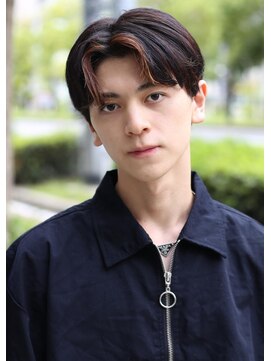 ノイセル(Noisyle) 韓国きれい目センターパートフェイスフレーミング