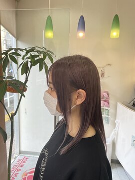 ヘアアンドメイク アール(hair＆make R) ピンクベージュ