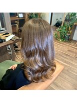 プリュム(Plume)&nbsp;20代30代40代大人かわいいゆるふわ愛されパーマロングブラウン