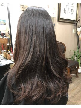 エースラボ(ACELAB) ハナヘナ&縮毛矯正&ゆる巻き　40代50代60代