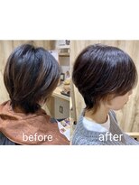 カミケンネクスト(kamiken.next)&nbsp;ショートウルフ大人インナーカラー個性派【カミケンネクスト】